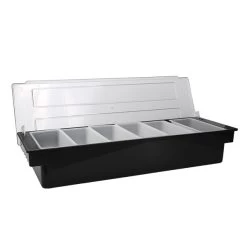 Zutatenbehälter, Schwarz - 6 Einsätze