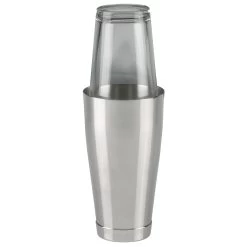 Boston-Shaker, APS Barware, Messing Vernickelt - 800ml