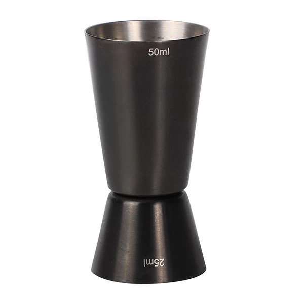 Jigger, Schwarz-Eloxiert - 25/50ml