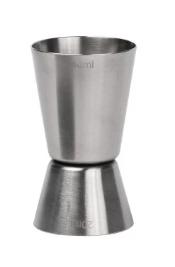 Jigger, Edelstahl, Gebürstet - 20/40ml