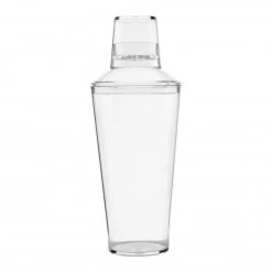 3-tlg. Kunststoff Cocktailshaker, Klar, APS Barware - 740ml