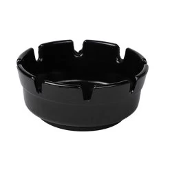 Aschenbecher, Amerikanisch, Schwarz