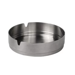 Aschenbecher, Edelstahl - Ø12cm