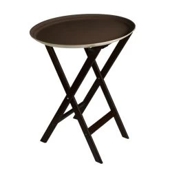 Tablettständer Aus Holz, Schwarz - 78cm