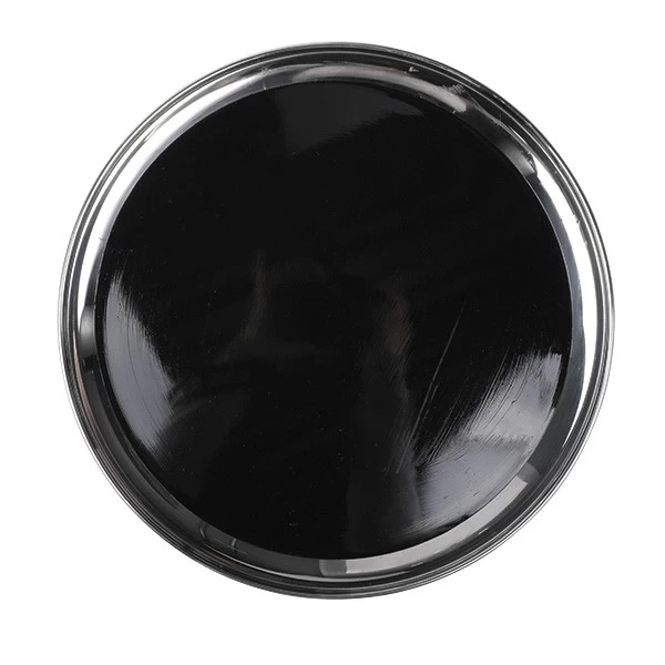 Serviertablett/Kellnertablett, Rund Mit Vinyl - Ă35,5cm