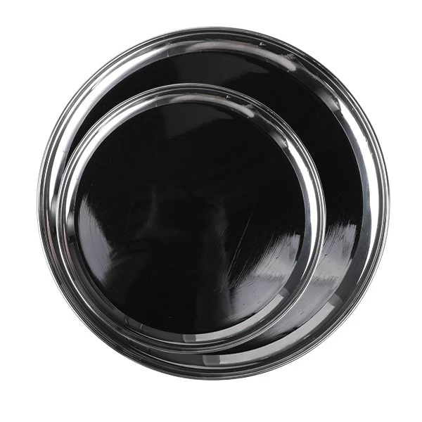 Serviertablett/Kellnertablett, Rund Mit Vinyl - Ă35,5cm â Bild 2