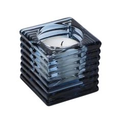 Libbey Teelichtglas Votive, Blau - 5,5cm X 5,5cm