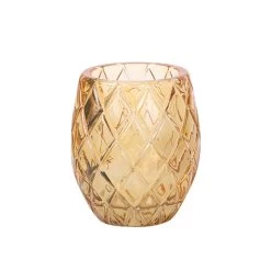 Teelichthalter Votive, Gelb - Ø8,3cm