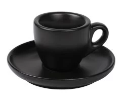 Espressotasse Mit Untertasse, Modern Coffee BLACK - 55ml