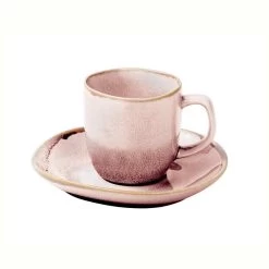 Espressotasse Mit Untertasse, APS Porcelain, Ming Rose - 80ml