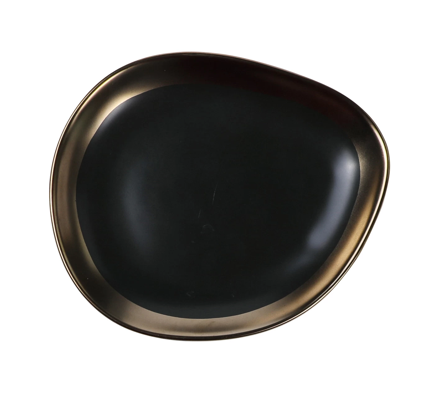 Dessertteller, APS Porcelain, Dynasty, Dunkelgrün/gold - Ø21cm – Bild 2