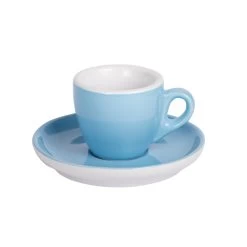Espresso Tasse, APS Porcelain, Colored Line, Babyblau - 55ml