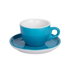 Kaffee Tasse, APS Porcelain, Colored Line, Türkisblau - 160ml