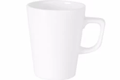 Tee- / Kaffeetasse, APS Porcelain, Basics White - 305ml