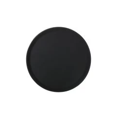 Serviertablett/ Kellnertablett, Polypropylen, Schwarz - Ø28cm