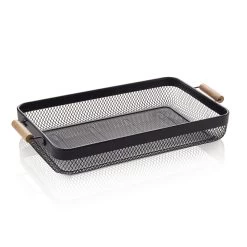 Tablett, WAS, Schwarz - 51cm X 26,5cm X 7,5cm