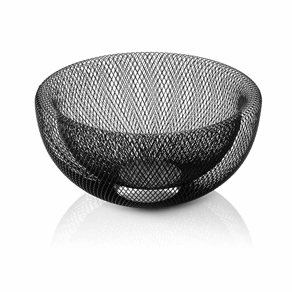 Brot- & Obstkorb, WAS, Schwarz - Ø29,5cm