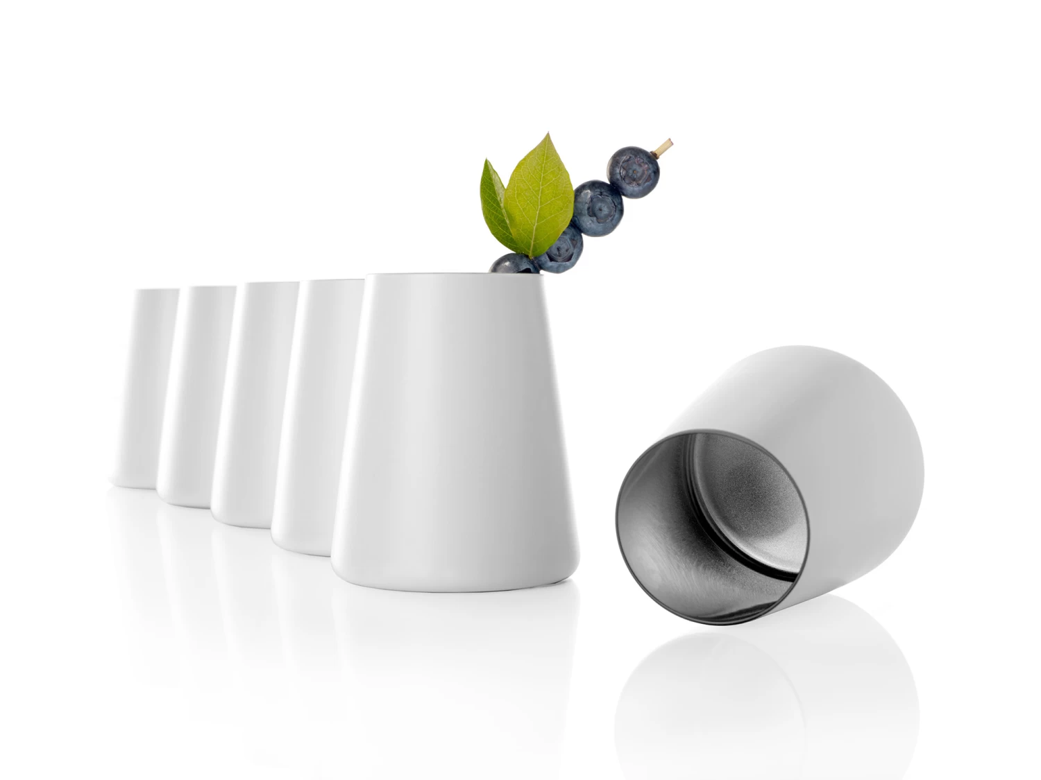 Becher, Stölzle, Power, Weiß/Silber - 380ml – Bild 2