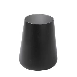 Glasbecher / Wasserglas, Stölzle, Power, Schwarz/Silber - 380ml