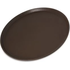 Serviertablett/ Kellnertablett, Carlisle, Braun - Ø40,6cm