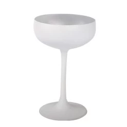 Sektschale, Stölzle, Elements, Weiß / Silber - 230ml