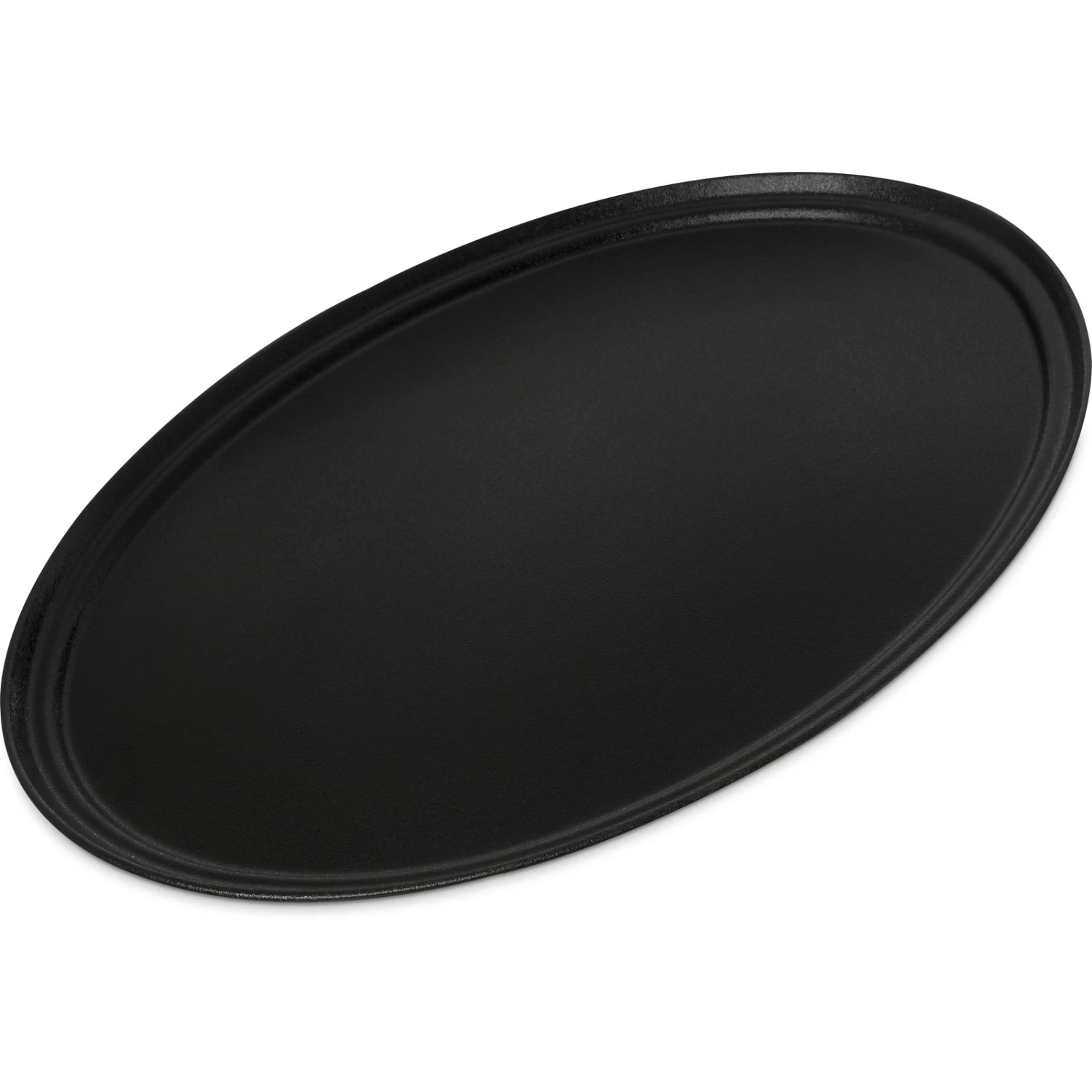 Serviertablett Oval/XXL Carlisle, Schwarz - 80 X 59,6cm