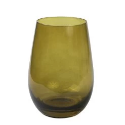 Glasbecher/Wasserglas, Stölzle, Elements, Oliv - 465ml