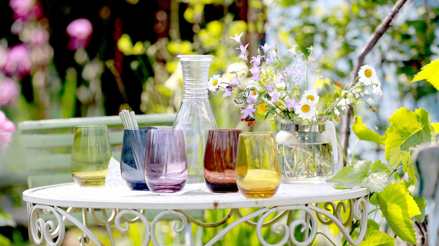 Glasbecher/Wasserglas, Stölzle, Elements, Oliv - 465ml â Bild 2