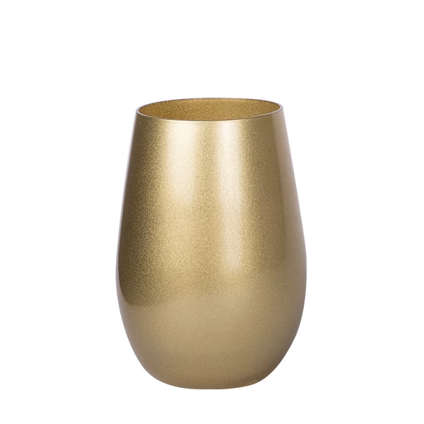 Glasbecher/Wasserglas, Stölzle, Elements, Gold - 465ml