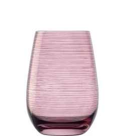 Glasbecher / Wasserglas, Stölzle, Twister, Flieder - 465m