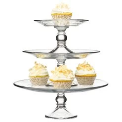 Tortenplatte 3tlg., Libbey