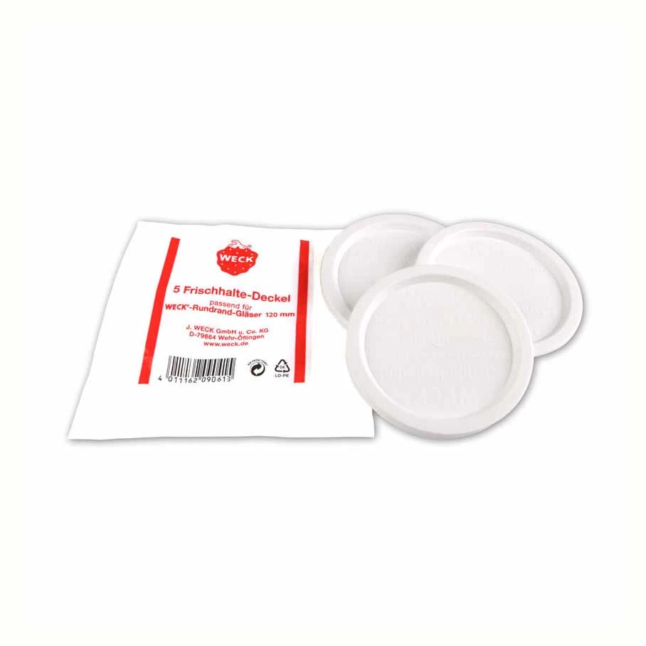 Weck Frischhaltedeckel, Ø12cm - 5 Stück