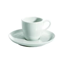 Espresso Tasse Mit Untertasse, Pillivuyt, Plissé - 90ml