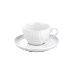Kaffeetasse Mit Untertasse, Pillivuyt, Plissé - 180ml