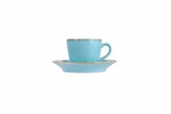 Espressotasse Mit Untertasse, Porland Porselen, Seasons Turquoise