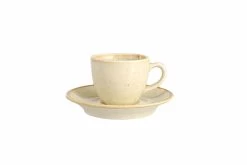 Espressotasse Mit Untertasse, Porland Porselen, Seasons Beige