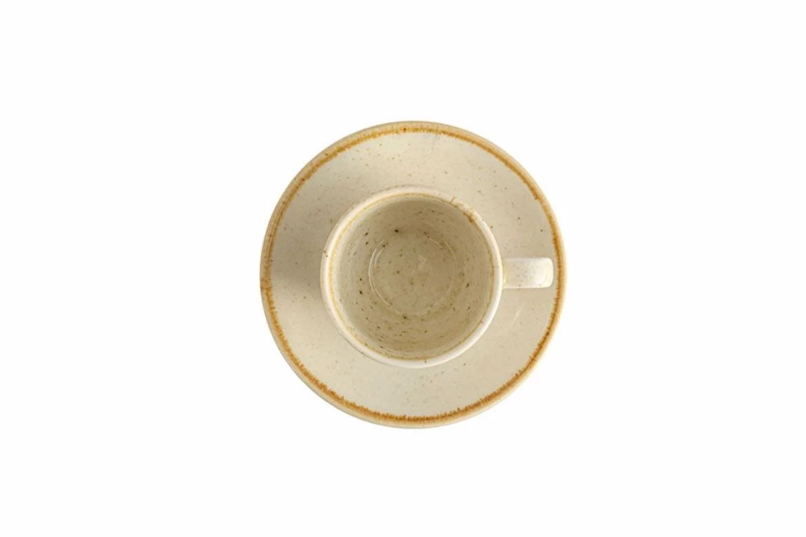 Espressotasse Mit Untertasse, Porland Porselen, Seasons Beige â Bild 3