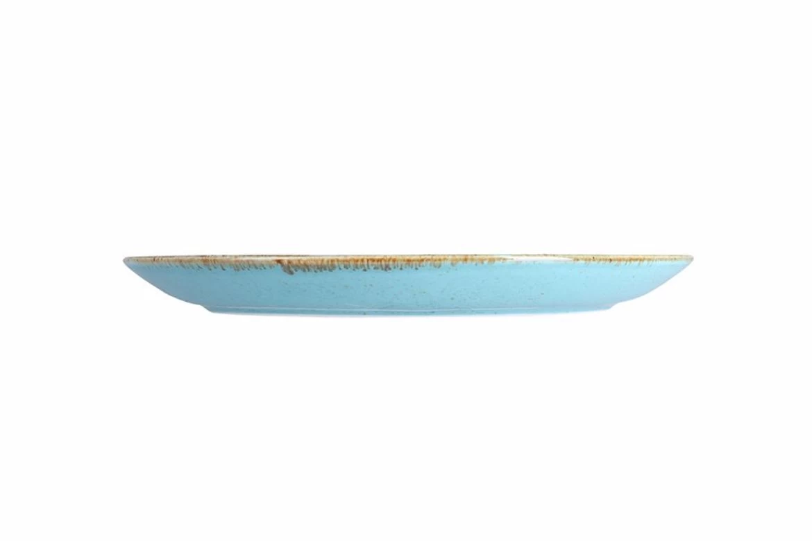 Platte Oval, Porland Porselen, Seasons Turquoise - 27,2cm X 36cm â Bild 3