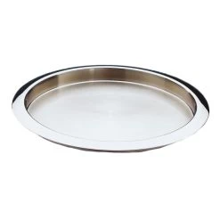 Tablett Mit Gebördelter, Polierter Rand, APS - Ø35cm