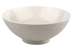 Servierschale, APS Asia Plus, Weiß/Grau - 1,1 Liter