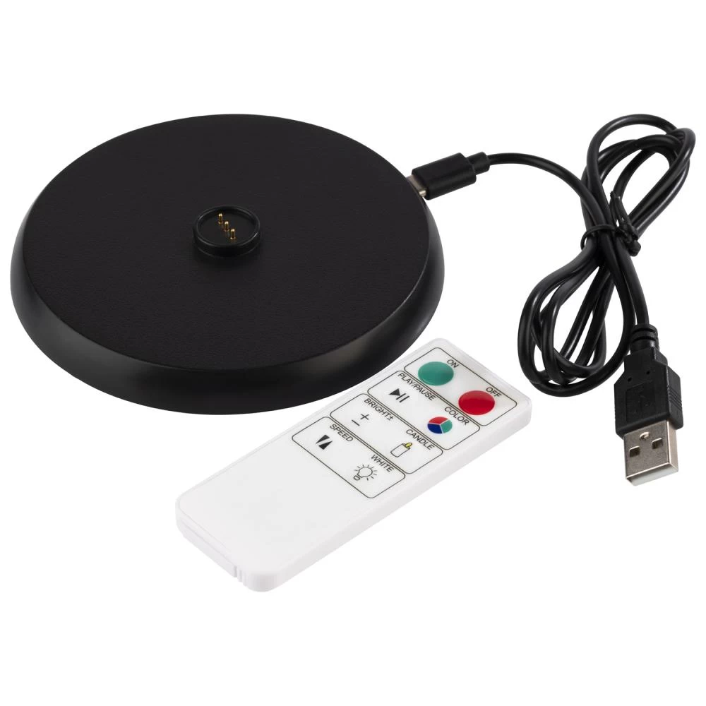 Akku LED-Tischlampe, APS, Cleo, WeiĂ - 30,5cm â Bild 5