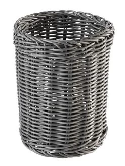 Besteckkorb, APS, ECONOMIC, Grau - Ø12cm