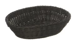 Korb, Oval, APS, PROFI LINE, Schwarz - 25cm X 19cm