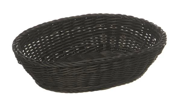 Korb, Oval, APS, PROFI LINE, Schwarz - 25cm X 19cm