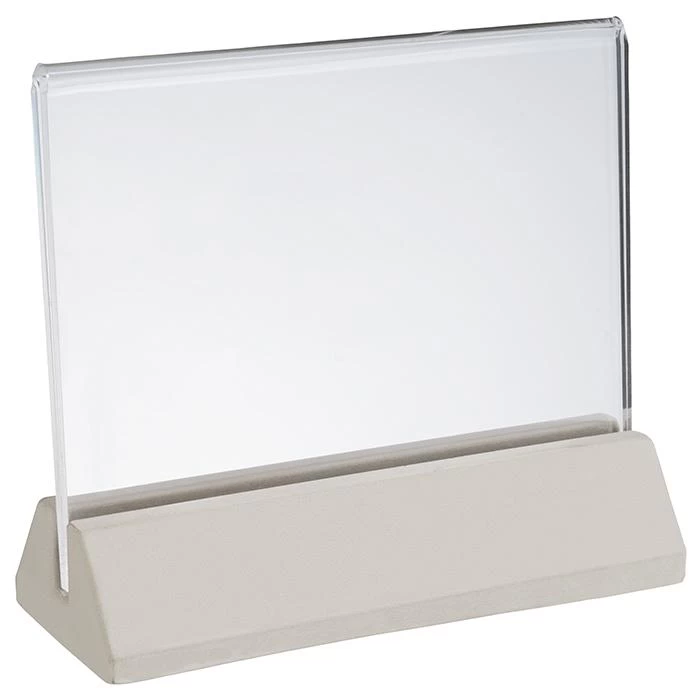 Kartenhalter 2-teilig, APS, Element, Grau - 4,5cm X 11,5cm