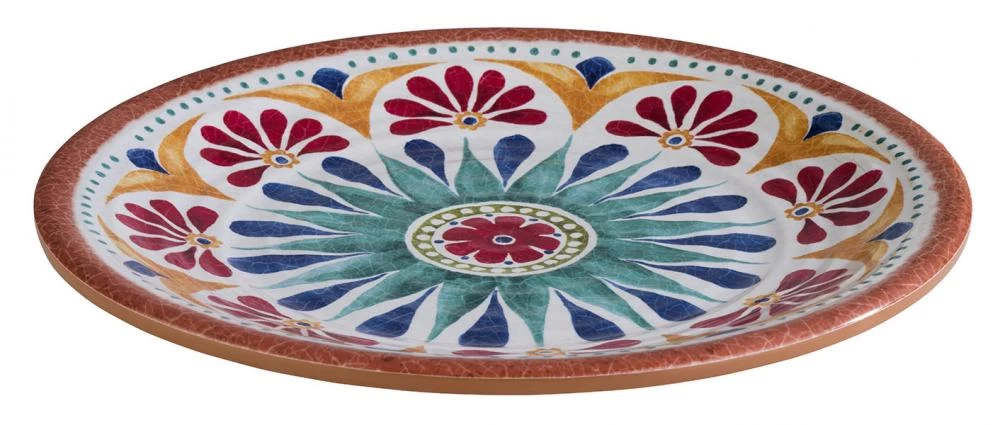 Dessertteller, APS Arabesque, Beige/Blau - Ă 21,5cm