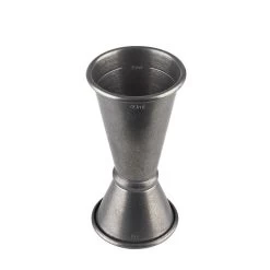 Jigger, APS, Antik-Edelstahl-Look - 20/40ml