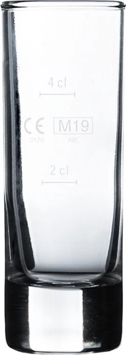 Shotglas, Arcoroc, Islande - 2cl & 4cl