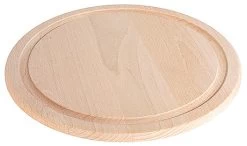 Untersetzer Aus Buchenholz - Ø25cm