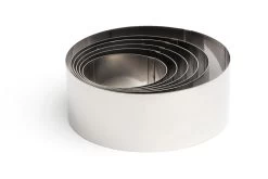 Schaumspeisenringe 6 Tlg., Comas - Ø6/7/8/9/10/12cm